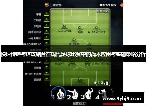 快速传递与进攻结合在现代足球比赛中的战术应用与实施策略分析 快速传递与进攻结合在现代足球比赛中的战术应用与实施策略分析